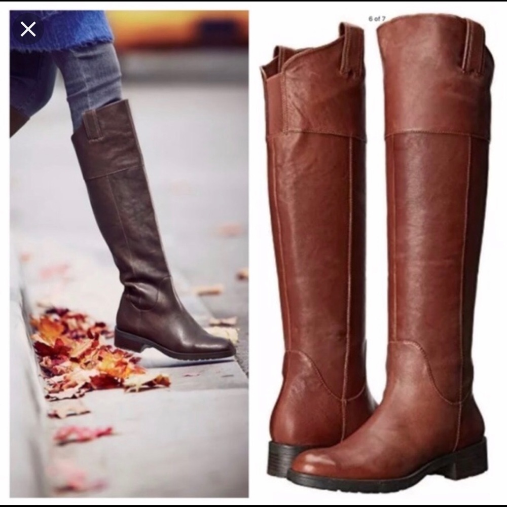 Enzo Angiolini leather over the knee boot